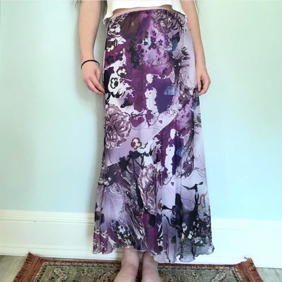 Y2K Fairy Core Maxi Skirt - Picture 3 of 4